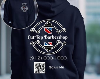 Personalized Barber Shirt Sweatshirt or Hoodie Gift, Barber T-Shirt, Barber Zip Hoodie, Barber Pullover Hoodie, Custom Gift for Barber