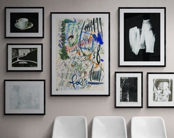 Printable Wall Art Set - Digital Download - Home Decor - Digital Prints -  Abstract - Modern Art- Gallery Wall Set of 7 - G5