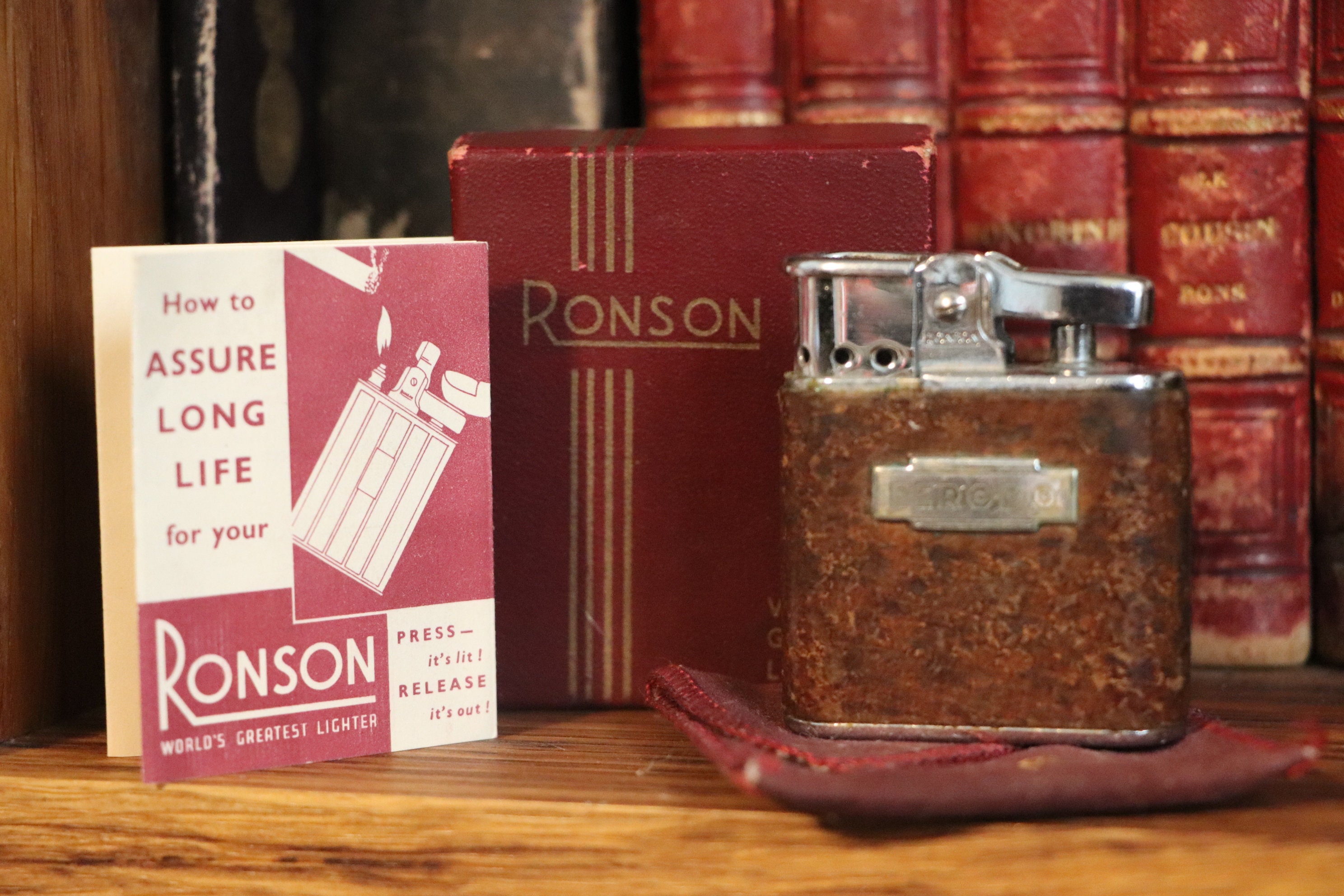 オイルライター 1940年代アメリカ製 Ronson WHIRLWIND 後期型