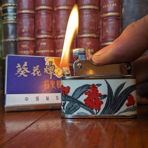 Sunflower gasoline lighter china 1960s