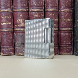 ST Dupont Ligne 1 BR silver plated lighter.