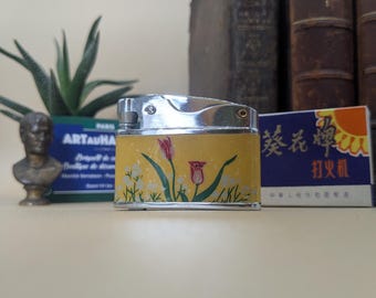 Sunflower Petrol Lighter China 1960s