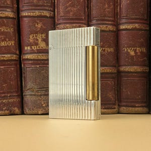 ST Dupont Ligne D silver lighter