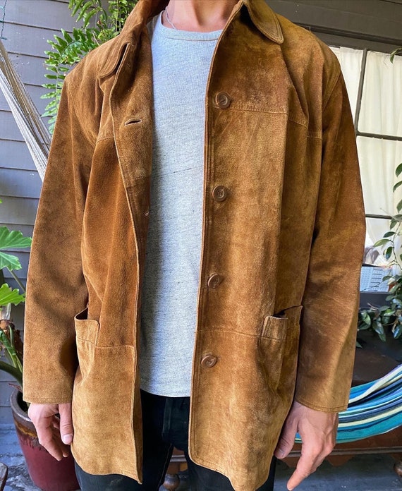 St. Johns Bay Suede Jacket. Genuine 