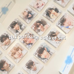 zb1 purikura sticker set | set of 20