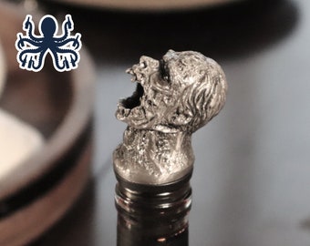 Tipsy Octopus Zombie Wine Whiskey and Tequila Pourer Spout and Red Wine Aerator Decanter with Gift Ready Packaging