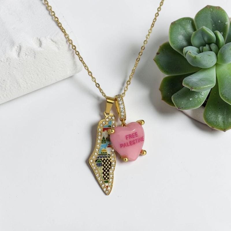 Collana Con appa Di Israele E Palestina - Collana Con appa Del Paese