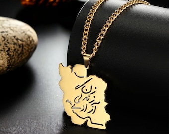 Woman, Life, Freedom / Zan Zendegi Azadi/ زن زندگی آزادی  Necklace