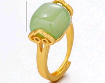 Vintage Ethnic Style  Adjustable Ring Women Creative Cloud Pattern Gold-plated Bridal Ring Jewelry Accessories