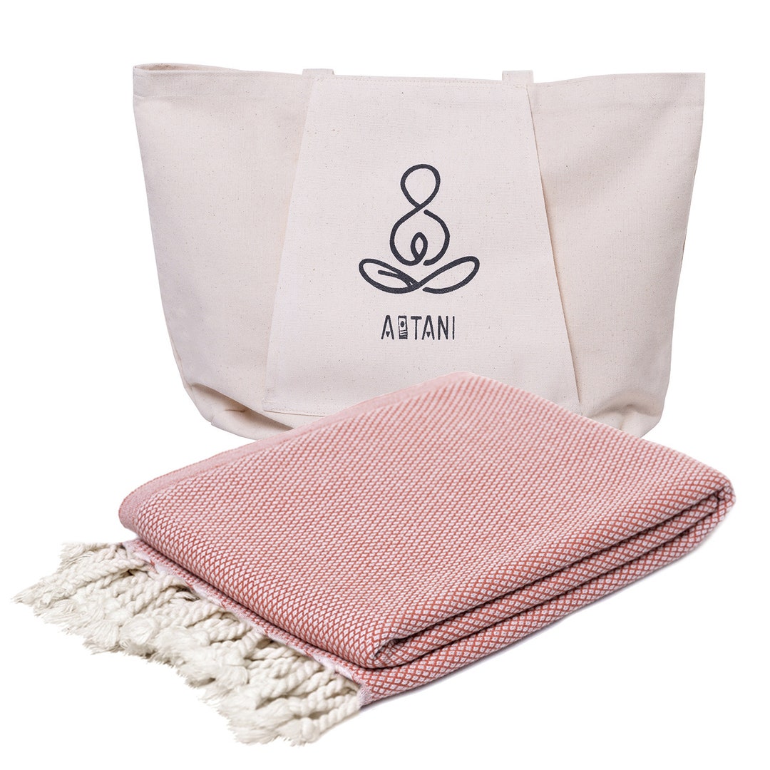 Yoga Tote Bag With Yoga Mat Carrier Pocket Yoga Towel Yoga Etsy