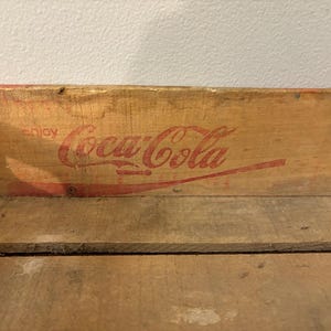 COCA-COLA wood crate