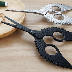 Swan Embroidery Scissors, 2 Colors Available Durable Sewing Scissors.Vintage Scissors,Bird Scissors.