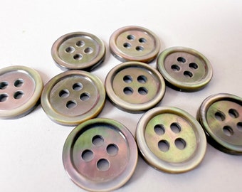 10-50pcs Mother of pearl buttons.4 hole Sewing Knitting ButtonsMany sizes for choose.
