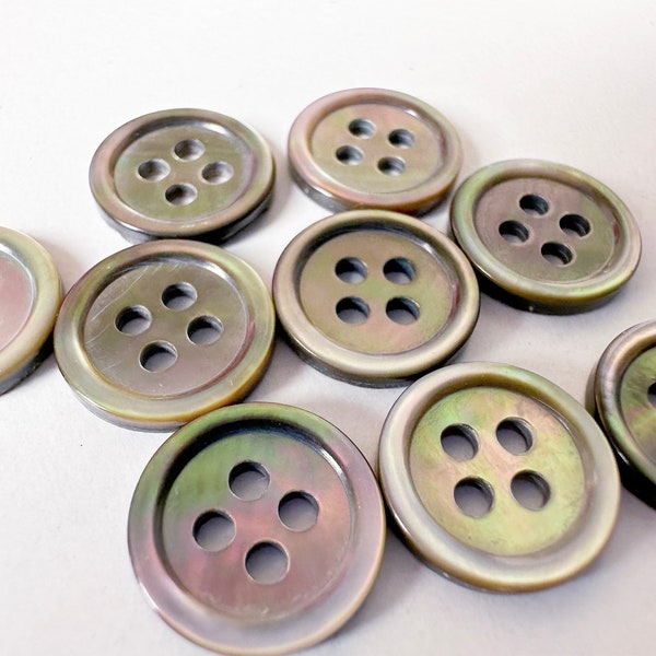10-50pcs Mother of pearl buttons.4 hole Sewing Knitting ButtonsMany sizes for choose.