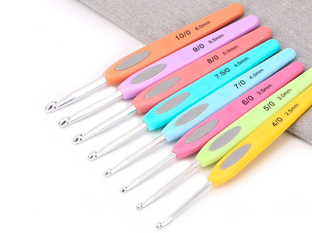 Ergonomic Soft Grip Handle Crochet Hooks Set.8 Sizes in 1.crochet Hook