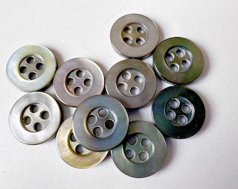 10-50pcs Mother of pearl buttons.4 hole Sewing Knitting ButtonsMany sizes for choose. Pearl Buttons