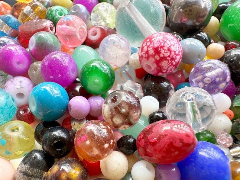 500-1000 pcs assorted crystal mixture beads. 3mm-12mm Jesse James Glass Crystal Beads Mix Random Pick Batch. Mix Size. zdjęcie 4