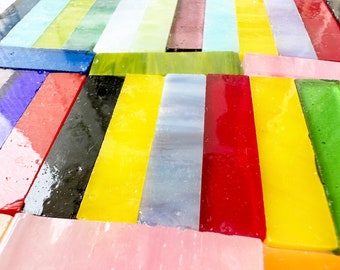 35 pcs Rectangular Glass Tiles, 36 color for choose.Colorful Mosaic,Ottoman Tiles.Glazed Ceramic Shaped Mosaic Tiles.Turkish Tiles.