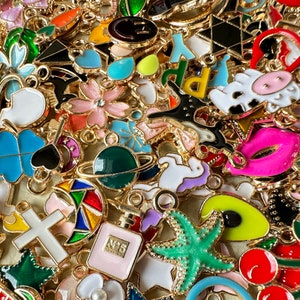 Mix Enamel Charms Random.multicolor Charms. Enamel Charms Random ...