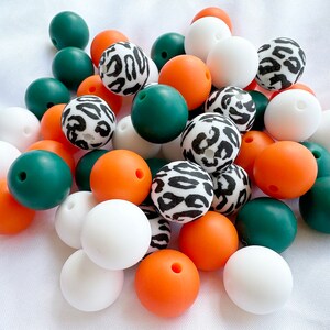 4 color Silicone Bead Mix,20-100beads BULK Round Silicone Beads.Bulk Mix of Silicone Beads, Silicone Beads,Wholesale Silicone Beads.