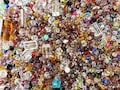 500-1000 pcs Assorted Crystal Mix. 2mm-12mm Jesse James Glass Crystal Beads Mixed Random picked lot Mixed Size, product logo