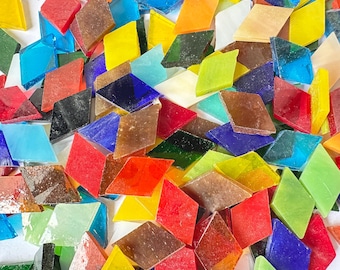 120 pcs Rhomboid mosaic Glass Tiles, 58 color for choose.Colorful Mosaic,Ottoman Tiles.Glazed Ceramic Shaped Mosaic Tiles.Turkish Tiles
