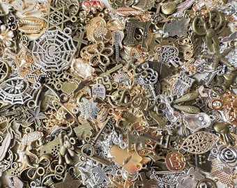 Wholesale Random Charm Mystery Lot Mix.Jewelry Making Kit,,Jewelry Making Beads,Jewelry Making Tools,Bulk Pendants,mixed bulk charm