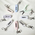 8Color Choose Mini Folding Scissors. Folding Scissors With Clips.Scissors with Clip.Badge Reel Accessories, Clip On Scissors for Backpack product logo