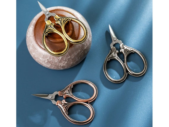 Mini Embroidery Scissors, 4 Colors Available. Small Vintage Scissors,  Durable Small Sewing Scissors. 