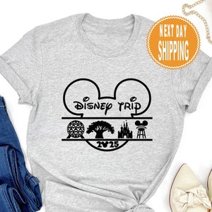 Disney Trip 2025 Shirt, Disney Trip Shirt, World Parks Shirt, Disney Family Vacation Tee, Disney Mickey Minnie T Shirt, Disney Sweatshirt