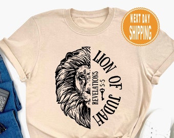 Lion of Judah T-Shirt: Christian Bible Verse Apparel