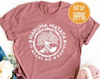 Hakuna Matata Tree of Life Shirt, Disney Animal Kingdom Vacation Tee