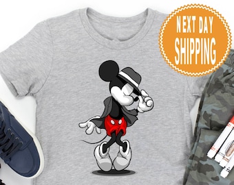 Camiseta divertida de Mickey y Michael, camiseta de vacaciones de Disney