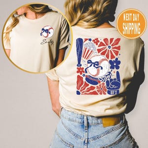 Custom Baseball Shirt, Baseball Mom Shirt, Baseball Sister Shirt, Baseball Lover Shirt, Baseball Fan Gift, Custom Floral Baseball Sweater