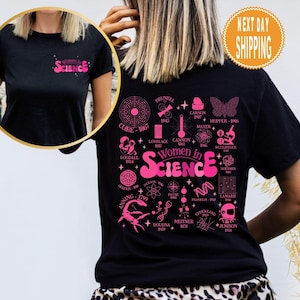 Retro Women in Science T-Shirt, Gift for Science Teacher, Preppy Aesthetic Shirt, Cool Science Shirt, Women Sweatshirt, Gift For Her