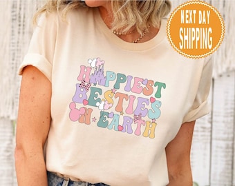 Happiest Besties Mouse Theme Park Shirt: Matching Family Trip