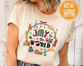 Joy To The World Christmas Shirt - Epcot World Showcase