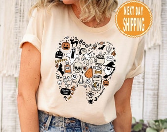 Funny Halloween Dentist T-Shirt: Spooky Tooth Tee