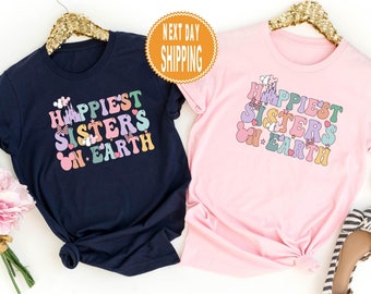 Happiest Sisters Mouse Ears Shirt: Matching Family Trip Tee