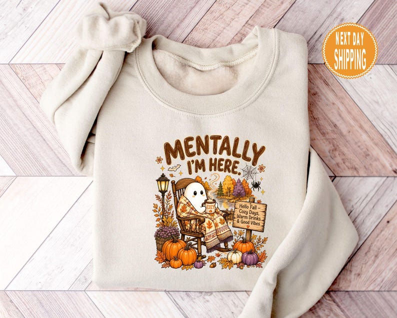 Spooky Luxury Ghost Glam Sweatshirt,cozy Fall Ghost Sweater, Boojee ...