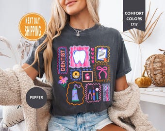Comfort Colors Zahnärzte Squad Shirt: Geschenk für Zahnarzt & Hygieniker