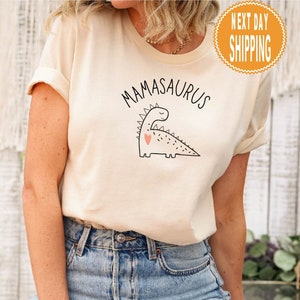 Funny Dinosaur T-Shirt - Dadasaurus & Babysaurus Graphic Tee For Men & Women, 100% Cotton, Black - View #11