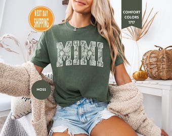 Komfortfarben Mimi Shirt: Blumen Chinoiserie Oma Tee