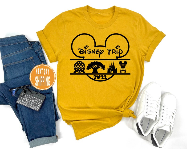Disney Trip 2022 Shirt Disney Trip 2023 Shirt World Parks Etsy