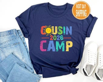 Camicie di cotone abbinate Cousin Camp 2026: viaggio estivo in famiglia