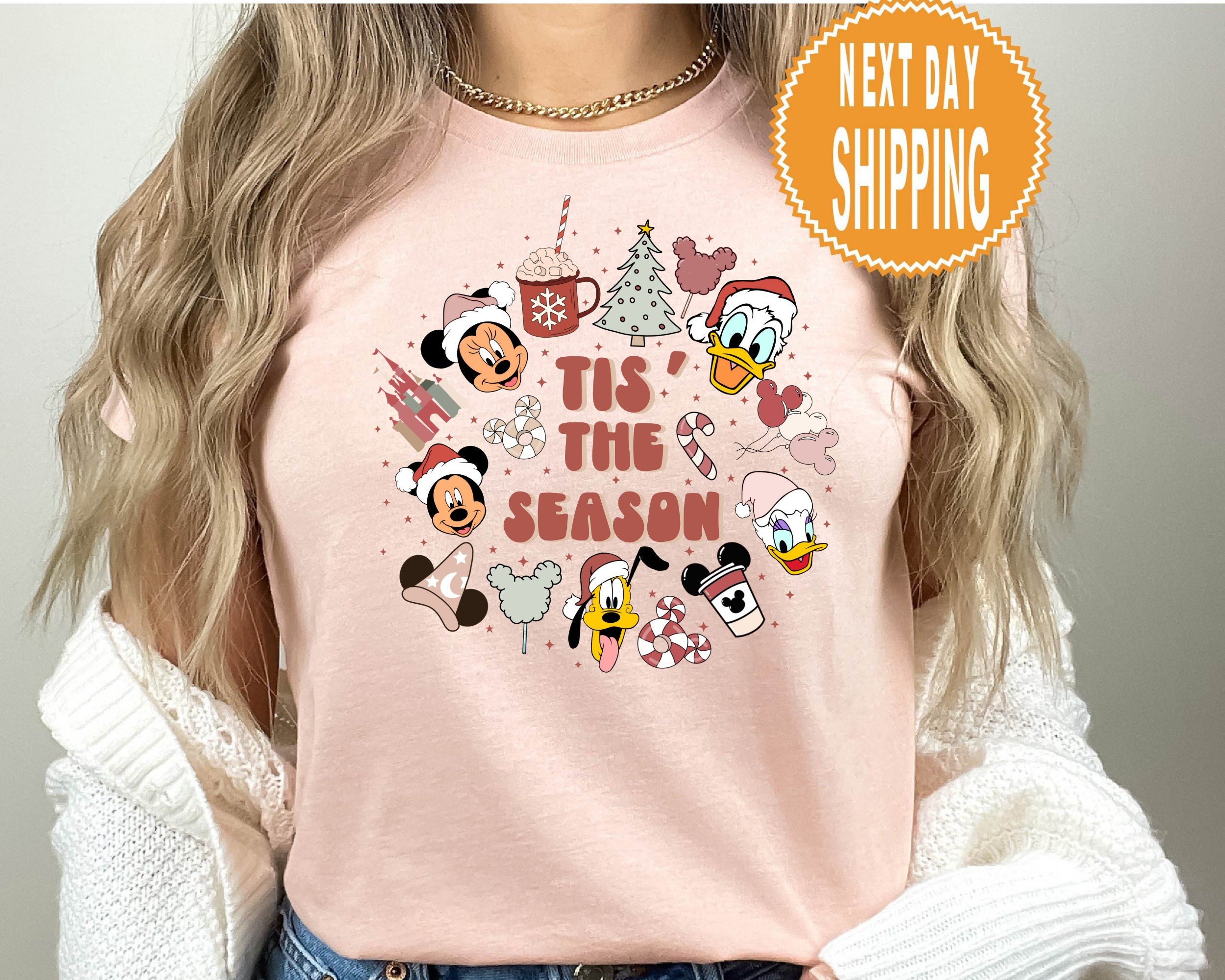 Christmas Tis The Season Disney TShirt, Disney Christmas Shirt sold by Disney Christmas Shirt