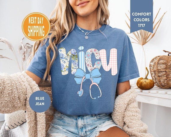 NICU Nurse Shirt, Comfort Colors Nicu Nurse Gift, Cute Nicu Shirt