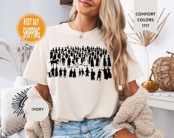 Comfort Colors Christian T-Shirt: Woman Touches Jesus, Bible Verse Graphic Tee