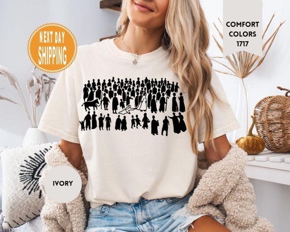 Comfort Colors Christian T-Shirt: Woman Touches Jesus, Bible Verse Graphic Tee