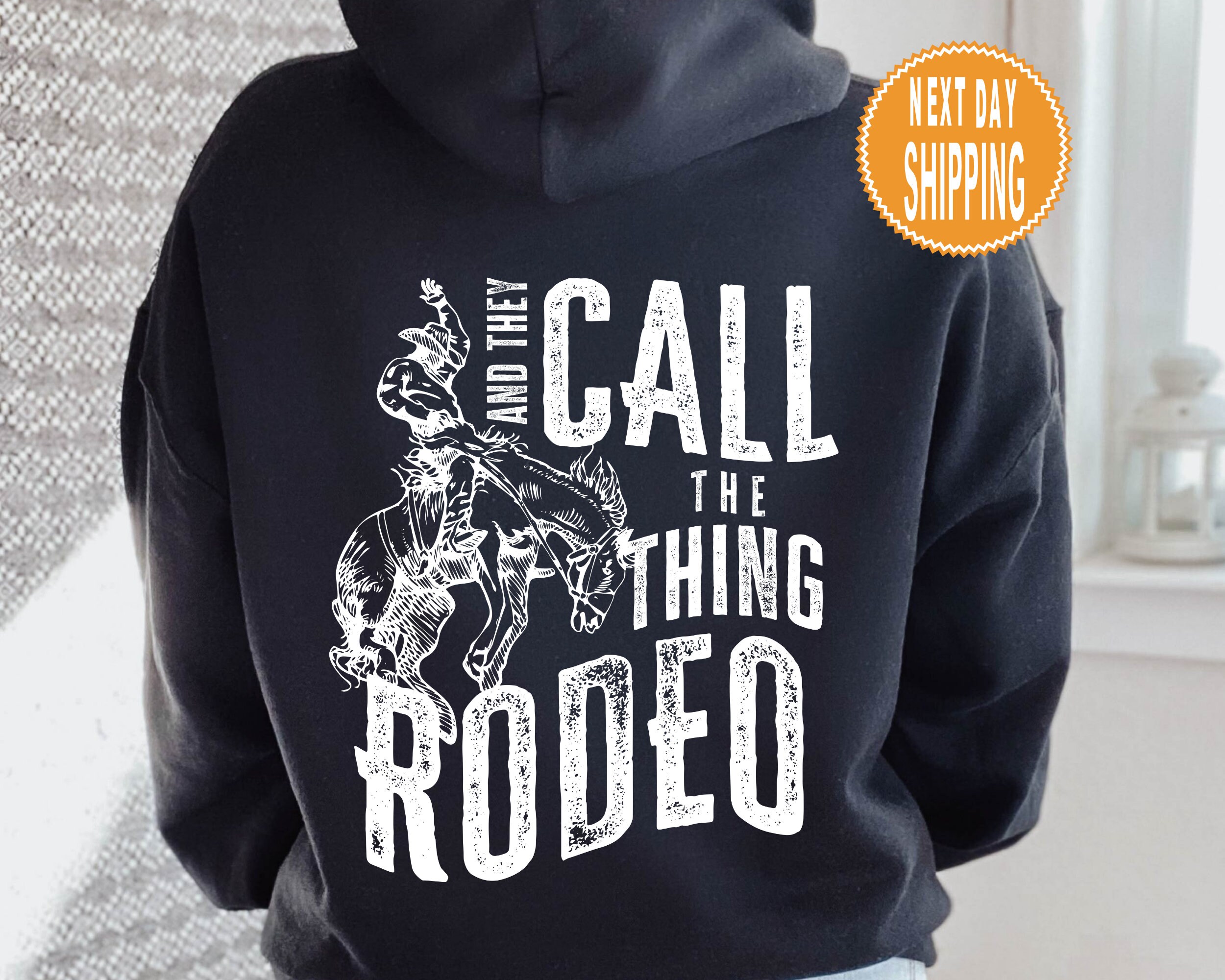 And They Call the Thing Rodeo Hoodie Rodeo Hoodie Trendy Etsy